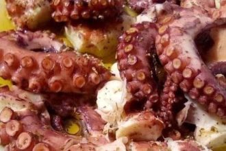 Χταπόδι στη λαδόκολλα