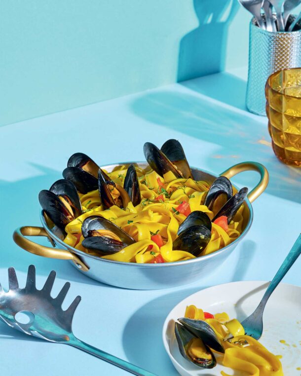 Χυλοπίτες με μύδια κατεψυγμένα