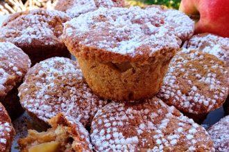 Cupcakes μήλου για το σχολείο