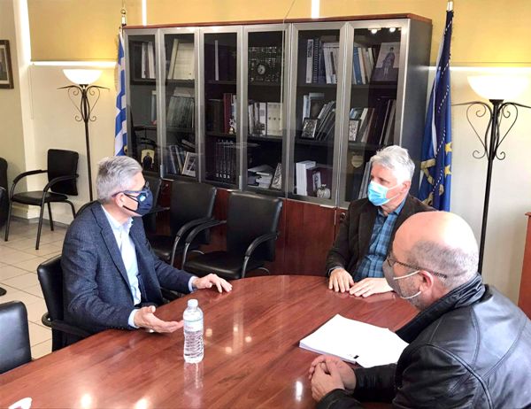 Συνάντηση Τσιγκρή - Μυλωνά για την αποκατάσταση των πλημμυροπαθών