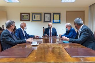 Επίσκεψη Γιώργου Παπανδρέου στο "Δημόκριτος"