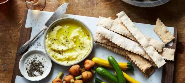 Ντιπ με παρμεζάνα και κρασί