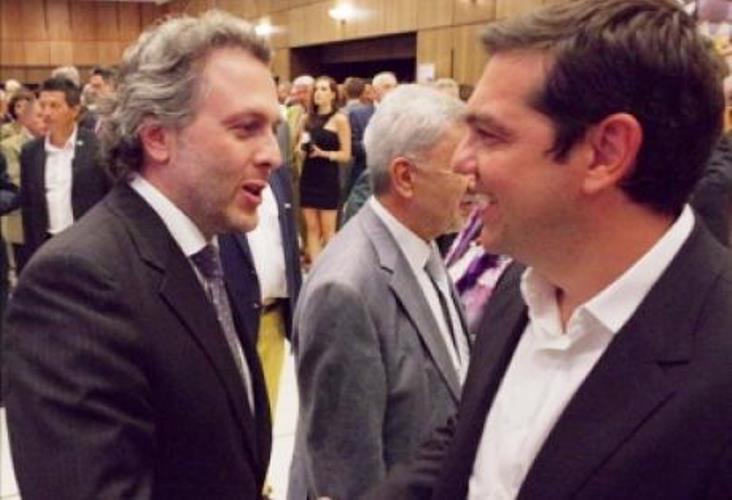 Συνάντηση του Θόδωρου Δούρου της Dur με τον πρωθυπουργό Αλέξη Τσίπρα