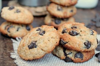 Μπισκότα σοκολάτας με γιαούρτι