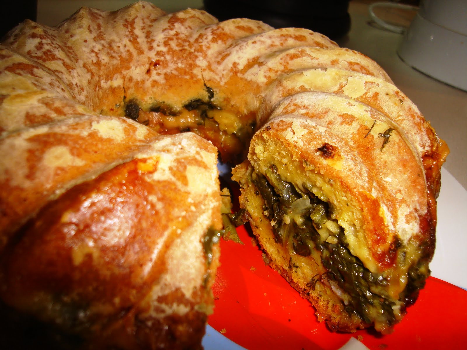 Αλμυρό κέικ με σπανάκι!