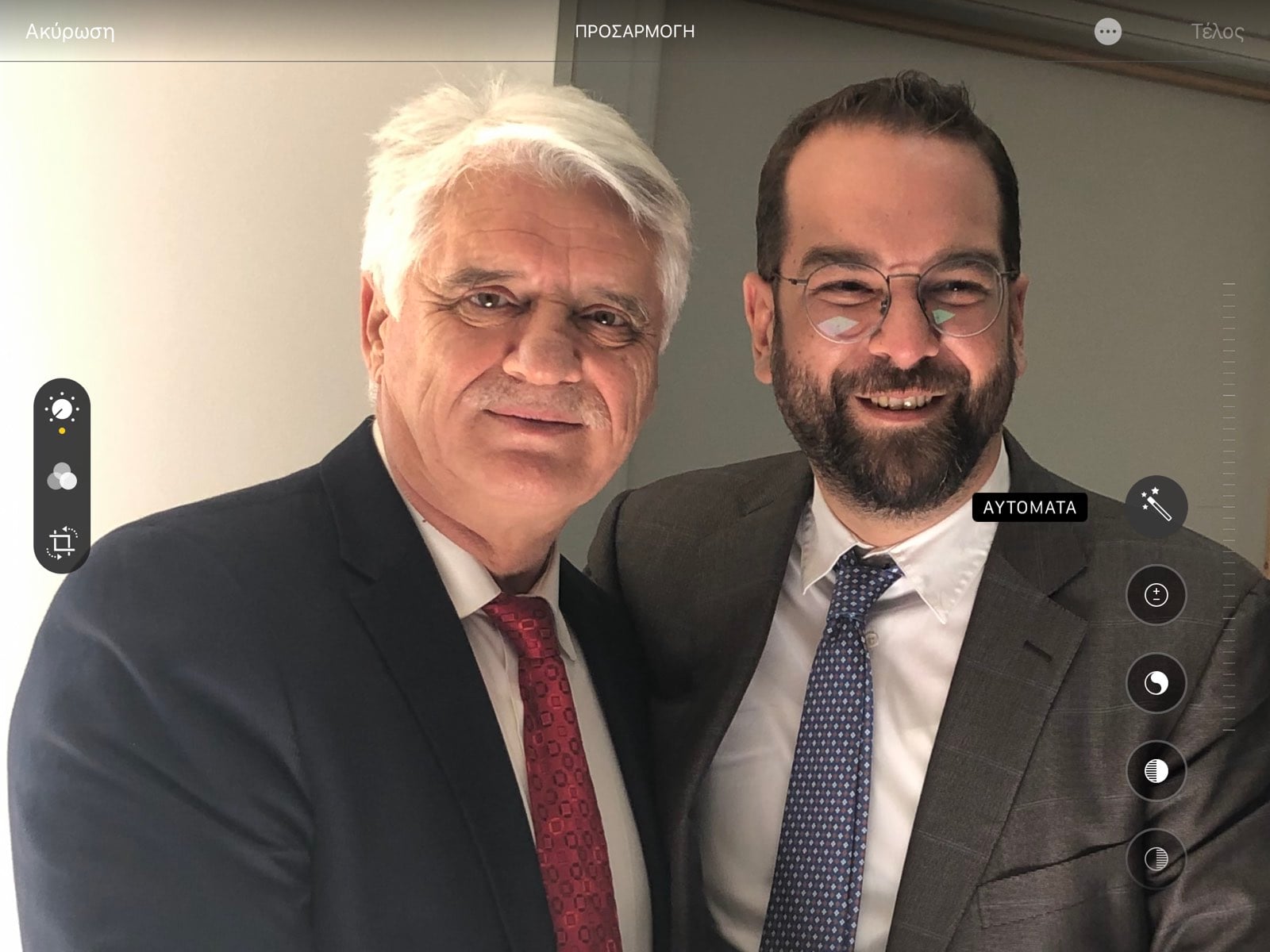 Στο γραφείο του Περιφερειάρχη για ευχές ο Σπύρος Μυλωνάς