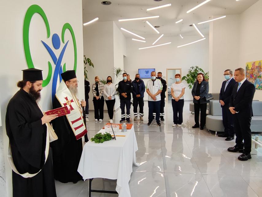 Αγιασμό στην κλινική «ΤΡΙΓΚΑΣ NEPHROS» τέλεσε ο Μητροπολίτης Πατρών