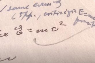 Πάνω από 1 εκατ. δολ. για επιστολή του Αϊνστάιν με την εξίσωση E=mc2!