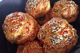 Ελιοπιτάκια με λιναρόσπορο