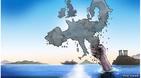 Η Ελλάδα ως "ναυάγιο που επιπλέει"