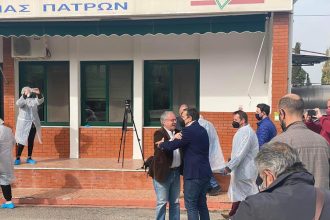 Ο Κ. Μάρκου μαζί με Τσίπρα στην περιοδεία της Πάτρας