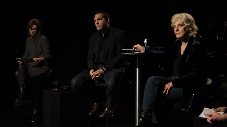 Η Σία Αναγνωστοπούλου στην συζήτηση Αλ. Τσίπρα με ηθοποιούς