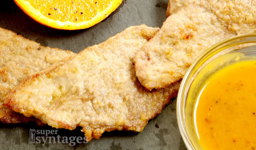 Εύκολα και νόστιμα σκαλοπίνια με πορτοκάλι