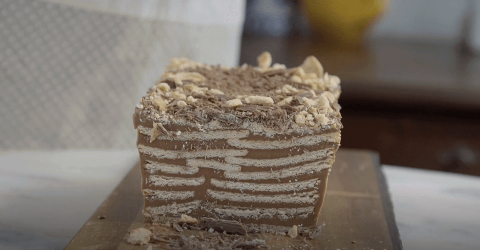 Ιταλικός κορμός σοκολάτας εύκολος