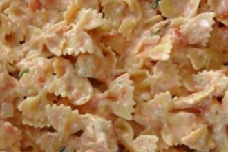 Φαρφάλες ζουμερές με κοτόπουλο