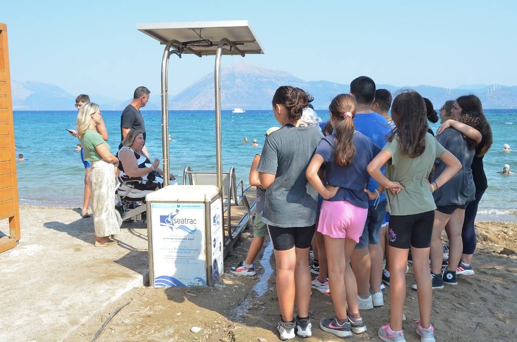 Ενημέρωση - ευαισθητοποίηση των παιδιών των παιδικών κατασκηνώσεων του Δήμου, για την προσβασιμότητα (Seatrac)