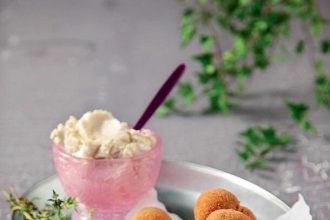 Φαβοκροκέτες µε ντιπ ταραµά