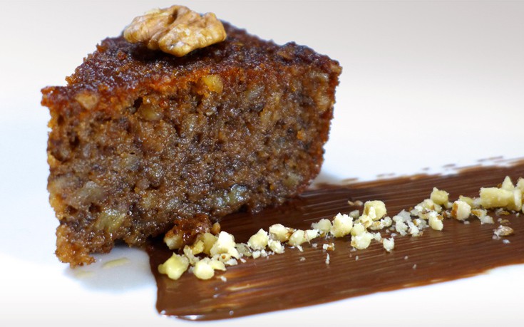 Καρυδόπιτα με σοκολάτα