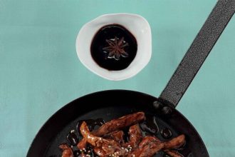 Φιλετάκια μοσχαρίσια με ιαπωνική σάλτσα