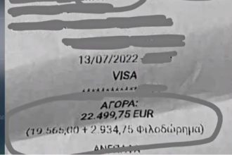 Το φιλοδώρημα… της χρονιάς στη Μύκονο: Δείτε πόσα άφησαν σε λογαριασμό 22.500 ευρώ