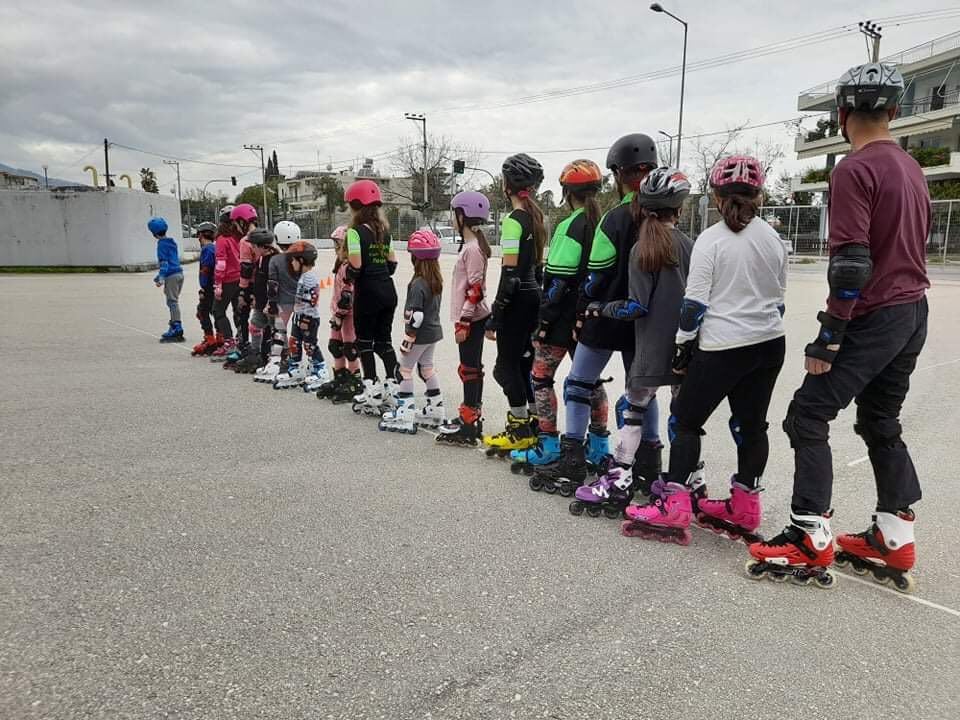 Εκδήλωση αγωνιστικών πατινιών στα Βραχνέικα