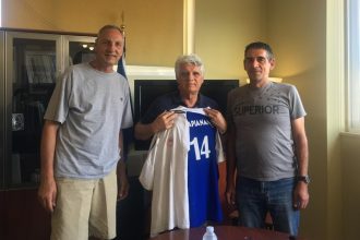 Με τη φανέλα της Εθνικής ομάδας ο Δήμαρχος!