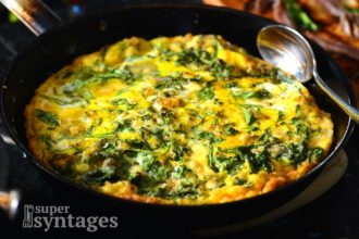 Φριτάτα με σπανάκι και μοτσαρέλα, η Ιταλική συνταγή