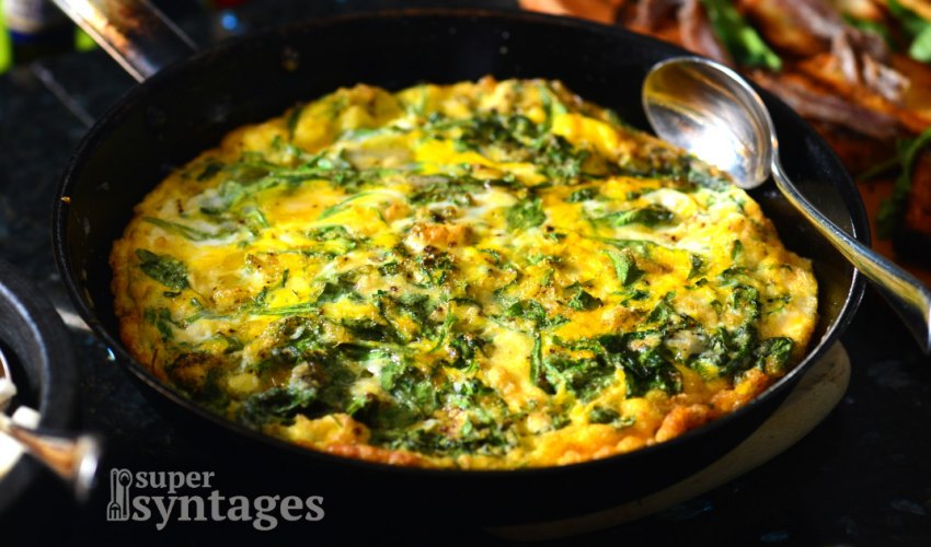 Φριτάτα με σπανάκι και μοτσαρέλα, η Ιταλική συνταγή