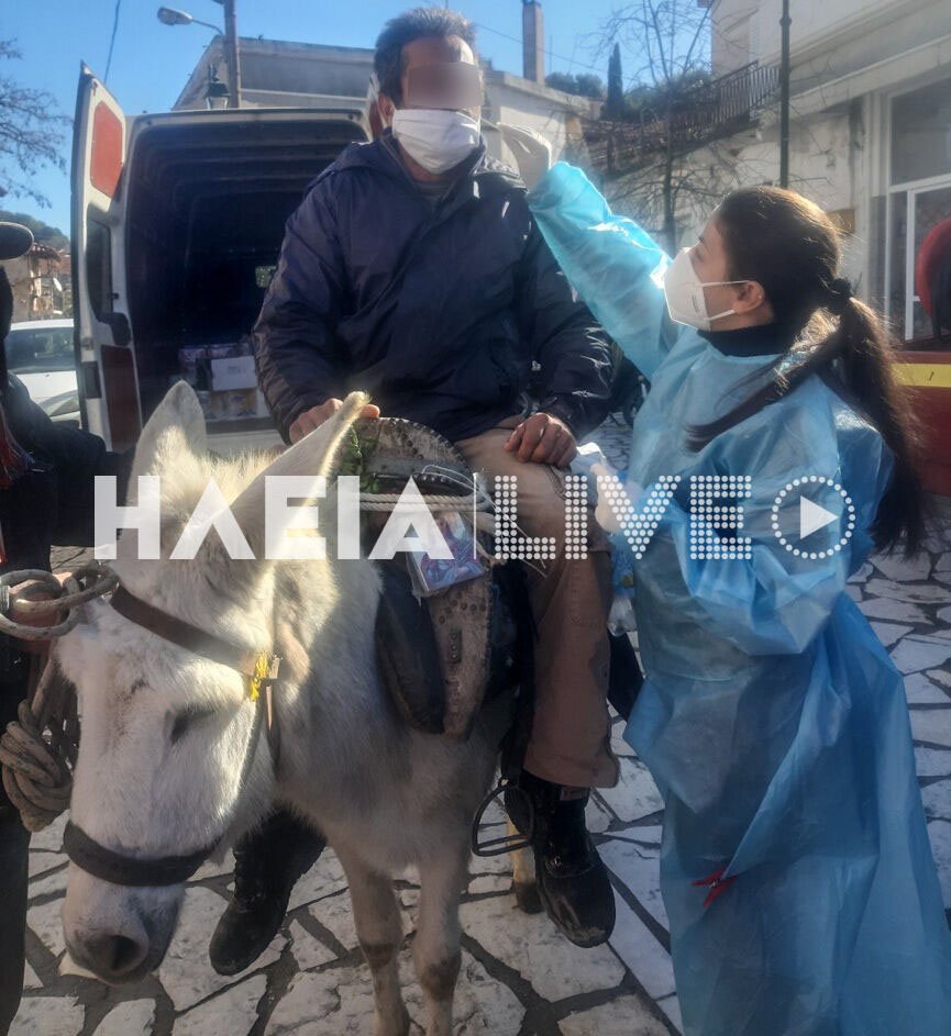 Πήγαν για rapid test με το γαϊδούρι!