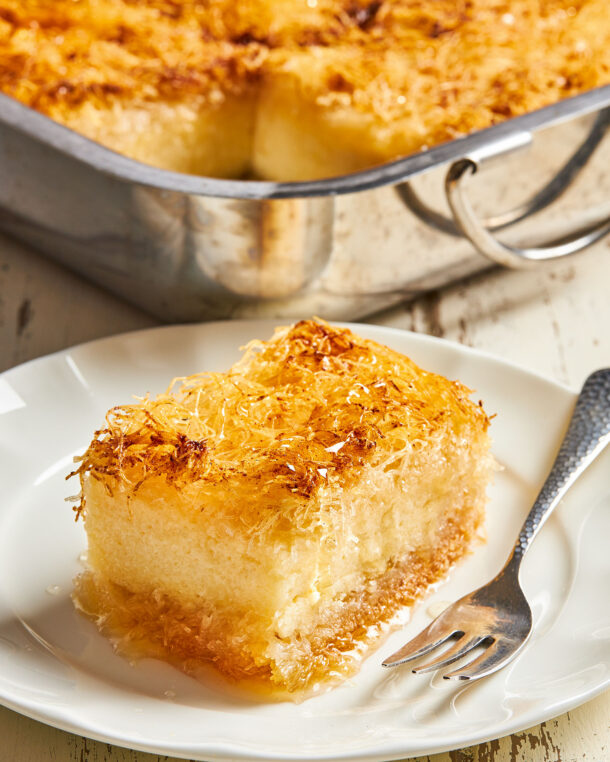 Γαλακτομπούρεκο με κανταΐφι