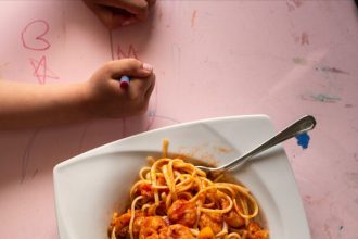 Γαριδομακαρονάδα με ούζο