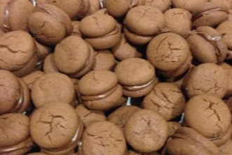 Γεμιστά μίνι μερεντομπισκοτάκια