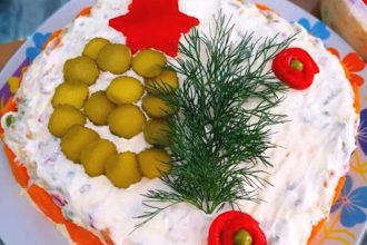 Γιορτινή σαλάτα με μοσχάρι