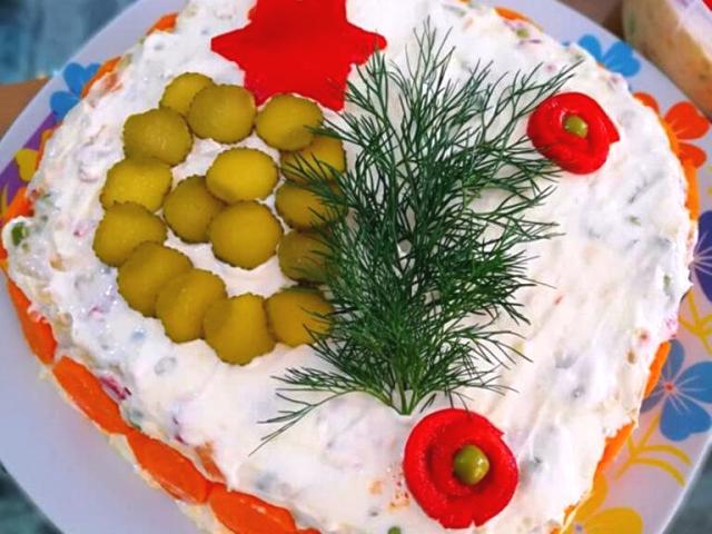 Γιορτινή σαλάτα με μοσχάρι