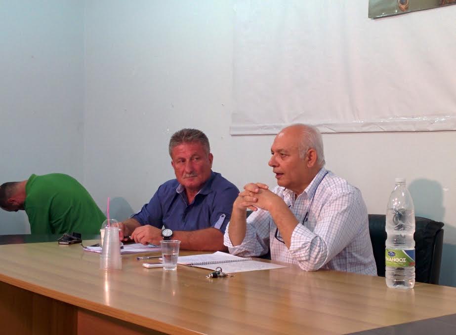 Το "αντίο" του Διονύση Γκοτσούλια στο φίλο και συμπαίχτη του Σπύρο Πήτα...