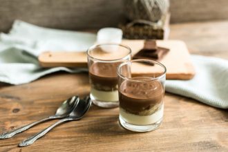 Μους με σοκολάτα και μπανάνα