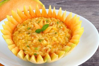 Ριζότο με πεπόνι