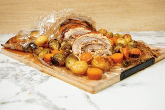 Χοιρινό γεµιστό µε φέτα