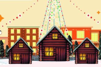 Εργαστήρια Ψυχαργώς: Χριστουγεννιάτικη Έκθεση σε ξύλινο σπιτάκι στην πλατεία Γεωργίου