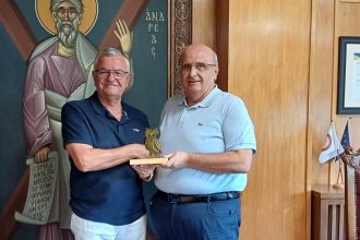 Συνάντηση Μπούρα - Κουνάβη για το 3ο Welcome to UP Fest 2024