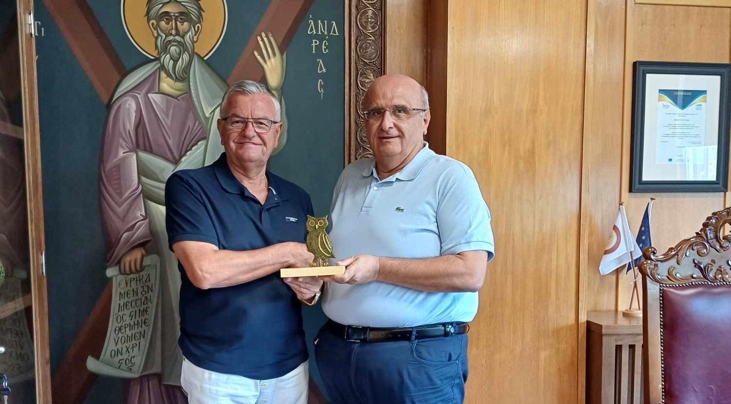 Συνάντηση Μπούρα - Κουνάβη για το 3ο Welcome to UP Fest 2024