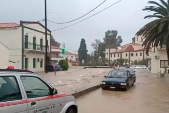 Κακοκαιρία Bora: Μήνυμα του 112 στους κατοίκους της Λήμνου για απαγόρευση κυκλοφορίας μέχρι το μεσημέρι της Δευτέρας