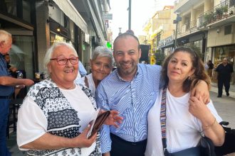 Ο Θέμης Μπάκας στο Αίγιο