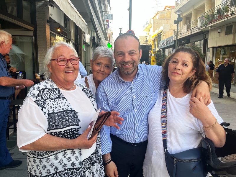 Ο Θέμης Μπάκας στο Αίγιο