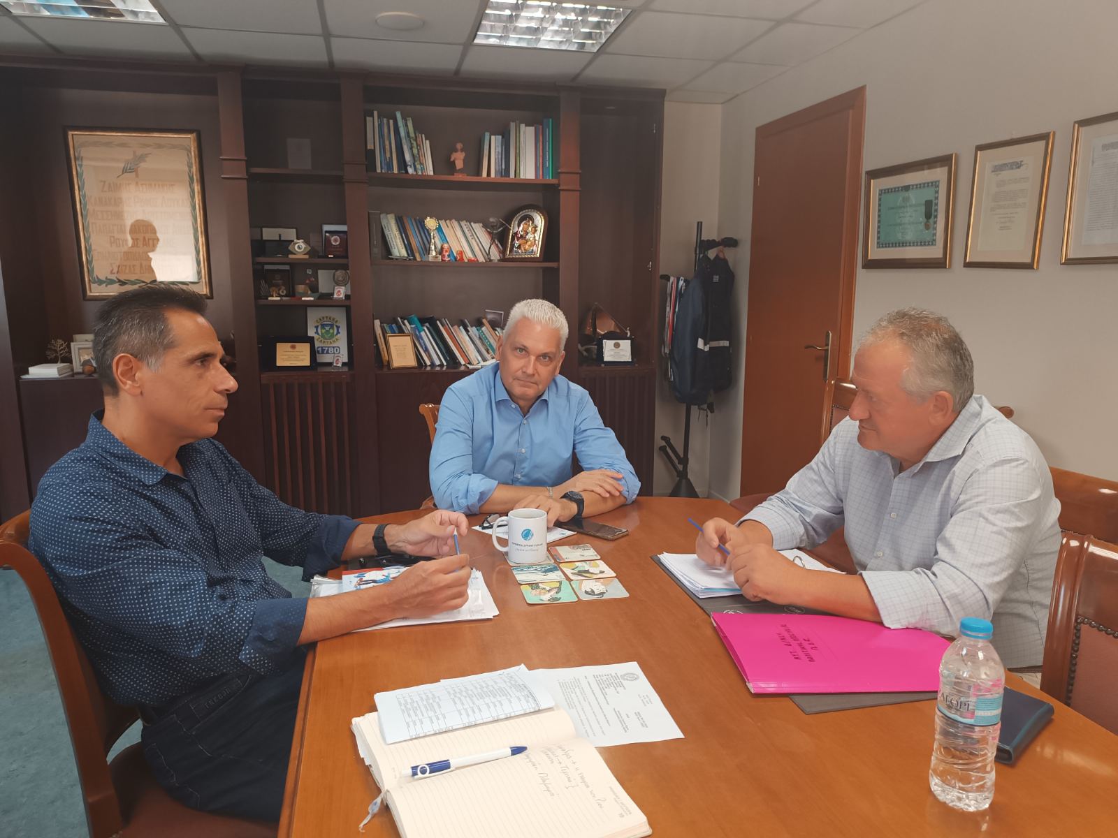 Συνεχής επίβλεψη και ενημέρωση του Φ. Ζαΐμη για θέματα καθαρισμού ρεμάτων και ποταμών