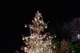 Πάτρα: Στολίστηκε και φέτος το «Δέντρο της Αγυιάς» - ΦΩΤΟ
