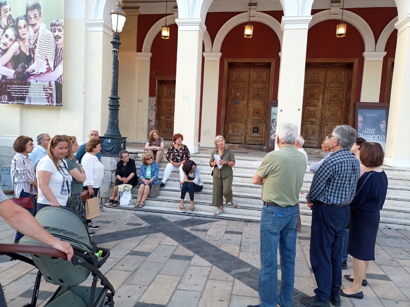 Με συμμετοχή και η δεύτερη περιήγηση με ιστορική αναδρομή στην εξέλιξη του κέντρου της Πάτρας