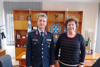 Επίσκεψη Τραχήλη στη Γενική Περιφερειακή Αστυνομική Διεύθυνση Δυτικής Ελλάδας