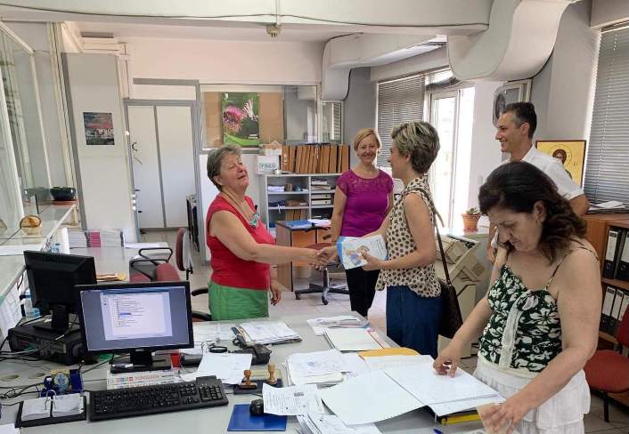 Ασπασία Ρηγοπούλου: Επισκέψεις σε ΔΕΗ, ΔΟΥ, Μέριμνα και Κωνσταντοπούλειο - ΦΩΤΟ