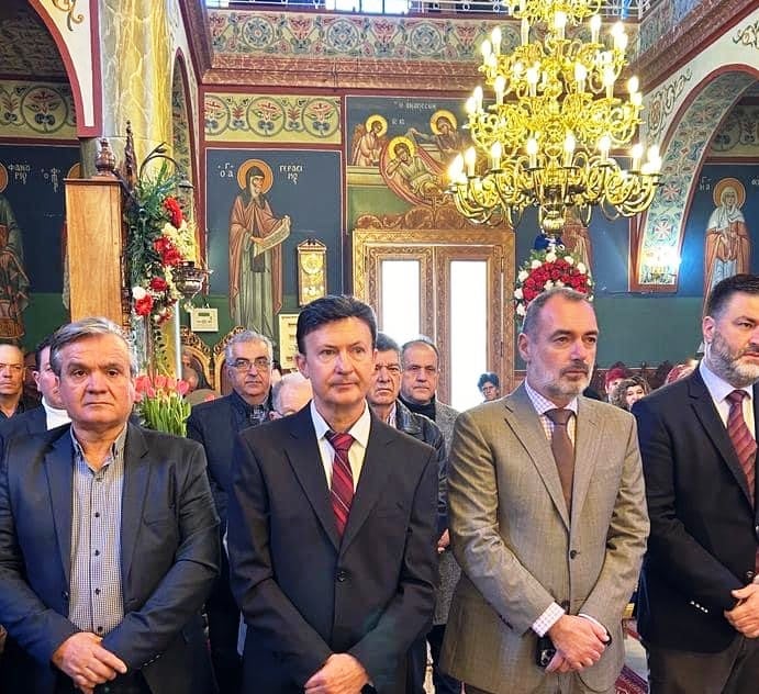 Στα Λουσικά Αχαΐας για τον εορτασμό του Αγίου Γρηγορίου του Θεολόγου ο Ανδρέας Κατσανιώτης